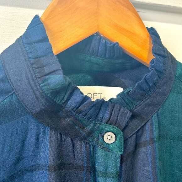 Loft plaid button-down shirt - Picture 8 of 9